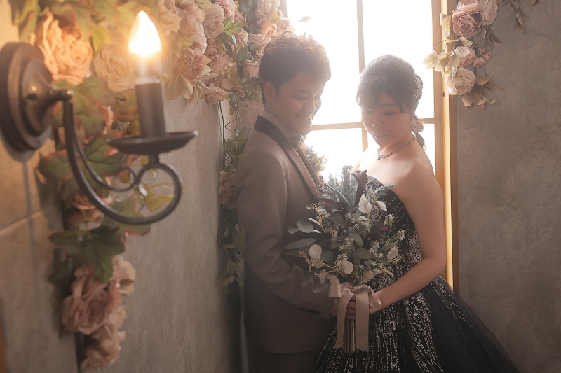 ブーケと一緒に