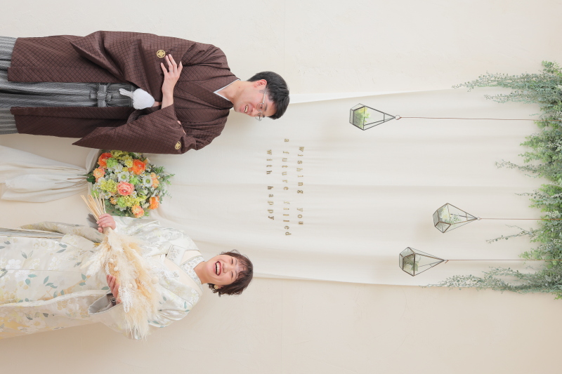 色打掛×ドライフラワー