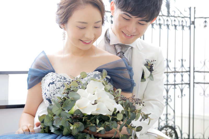 大きめブーケが可愛い