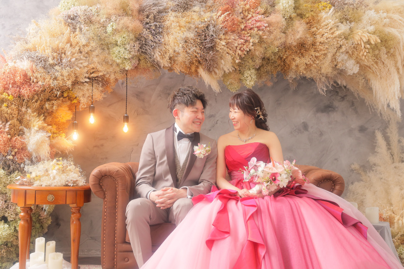 カラードレスの洋装へ衣装チェンジ!!