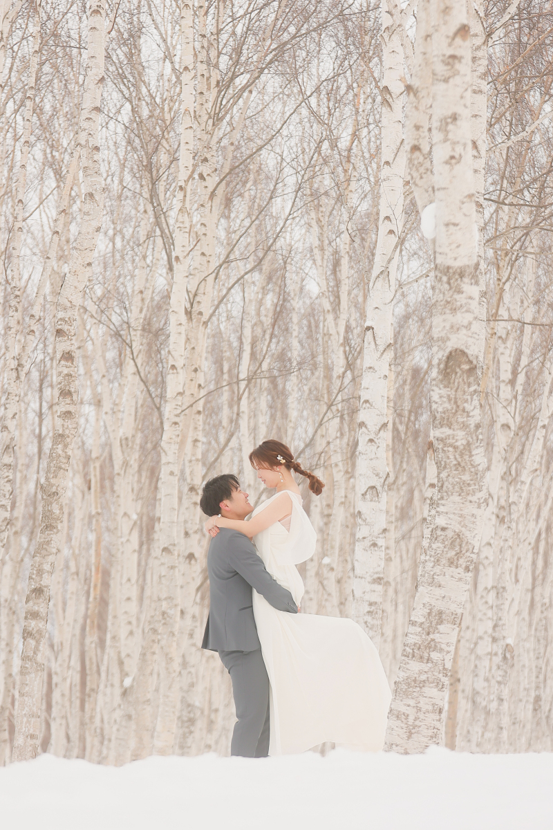 抱き上げショット