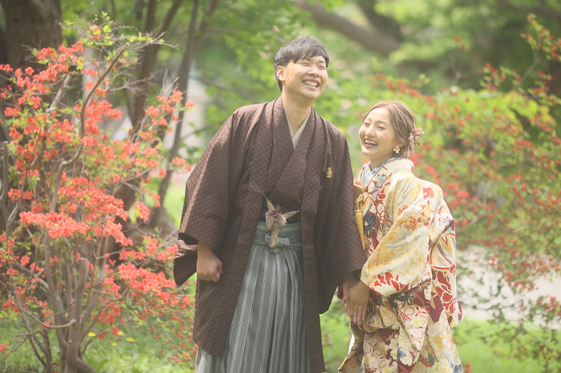 緑の自然な景色での撮影も!