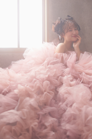 石栗写真館札幌店_SACHIKO TSUTSUIのカラードレス