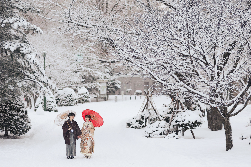 石栗写真館札幌店_【ロケフォト‐冬winter】札幌市内