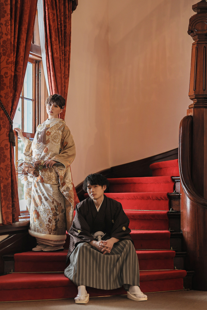 【衣装料金込み】スタジオ洋装1着ロケーション和装1着ランクフリーplan＜全カット分データ＞