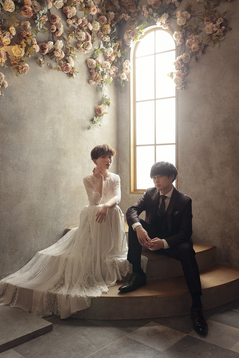 【衣装料金込み】スタジオ洋装1着ロケーション和装1着ランクフリーplan＜全カット分データ＞