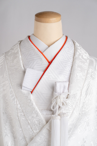 伊達襟 オレンジ