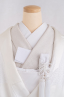 色掛下 絞り ベージュ