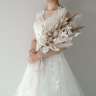 ドライフラワーブーケ ドライホワイトゴールド