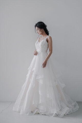 PWD-028 ティアードチュールレース