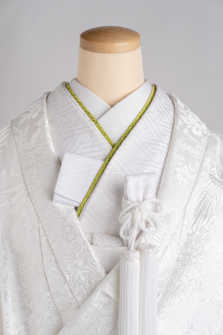 伊達襟 黄緑
