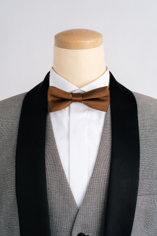 蝶ネクタイ ブラウン