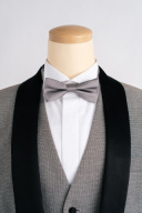 蝶ネクタイ シルバー