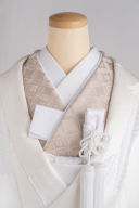 色掛下 七宝 ピンクベージュ