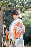 PIU-010 菊花青海波（水色）