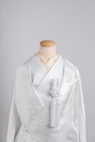 刺繍襟 咲き揃い