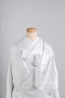 刺繍襟 ちりめん舞鶴