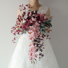 造花ブーケ オーキッド