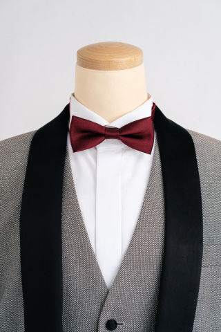 蝶ネクタイ ワイン