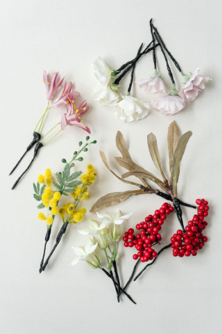 和装ヘッドパーツ 造花