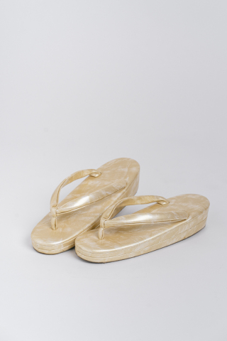 新婦 草履（金）