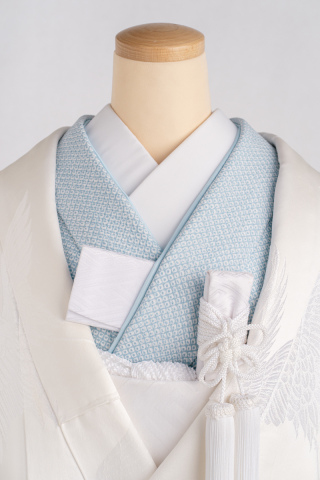 色掛下 絞り ブルー