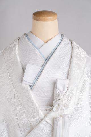 伊達襟 サックス