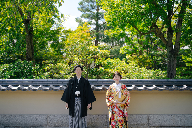 新緑が綺麗な季節の撮影は爽やか