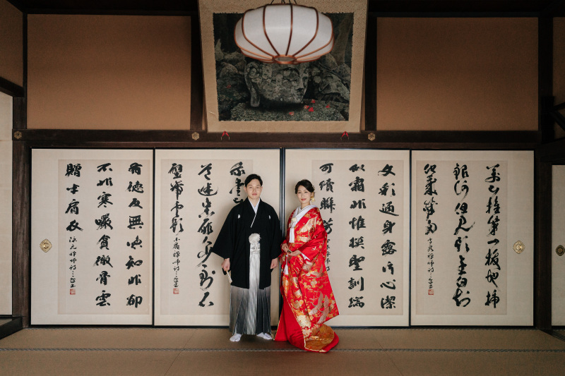 和装姿を上品に