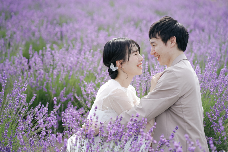 ラベンダーに包まれて