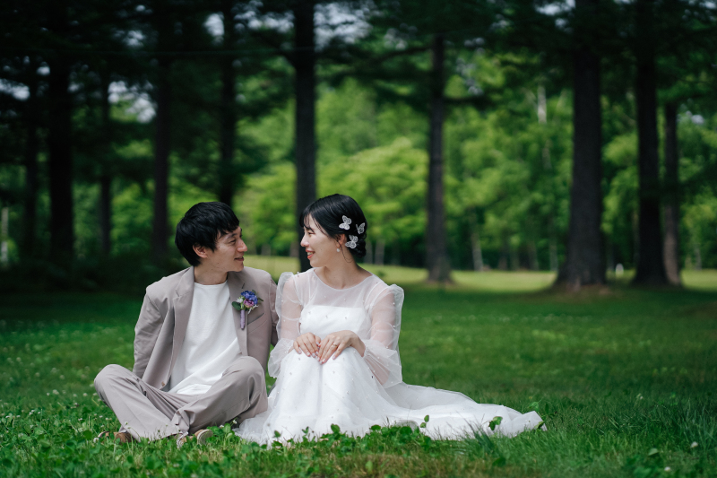 緑豊かな森のなかで