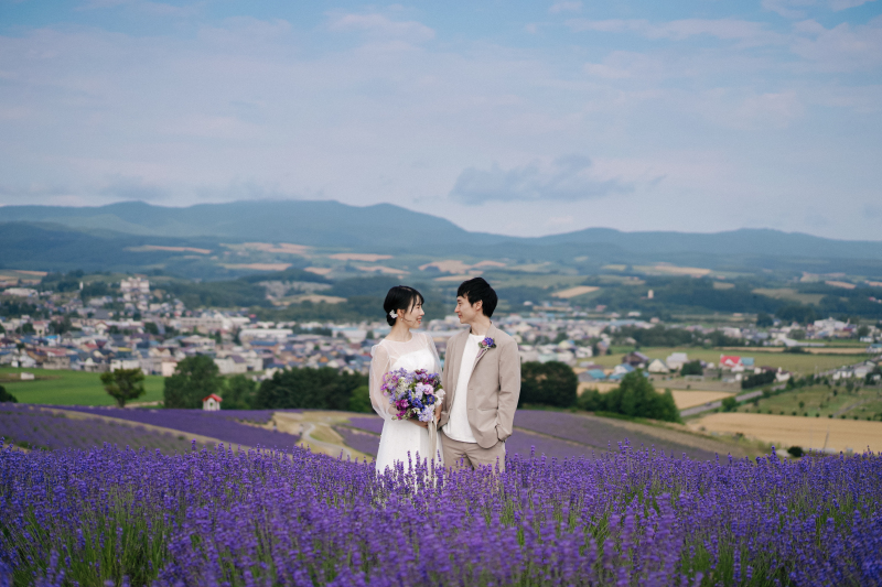 みんな大好きラベンダー畑でスタート!