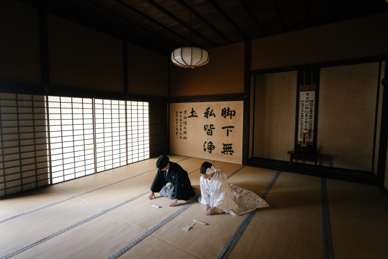 和装の本命「お辞儀ショット」