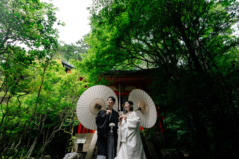 新緑の和装前撮り