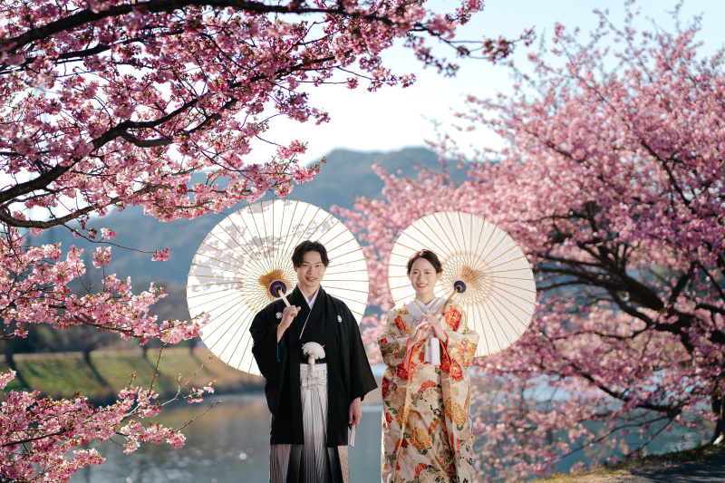 色打掛にチェンジ