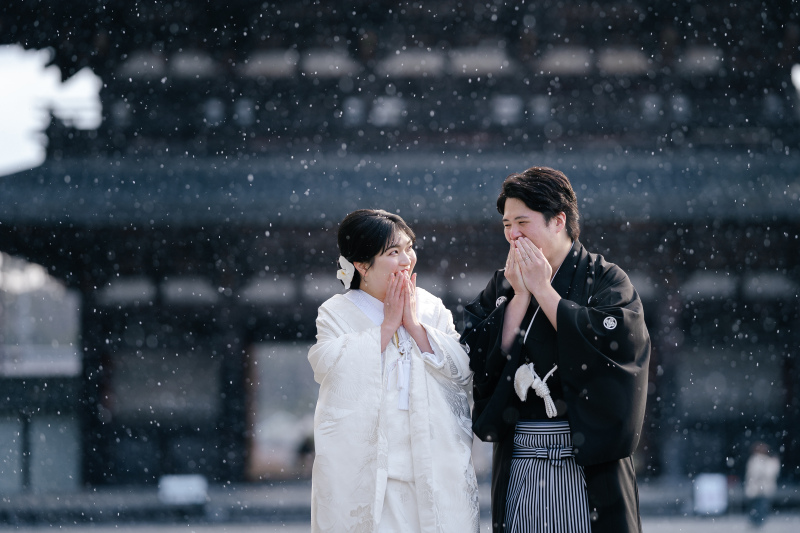 刻一刻と変わっていく天気、光。その時のベストなお二人を