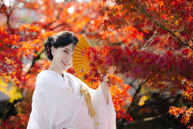 期間限定!紅葉シーズン 和装前撮り 1着レンタルプラン