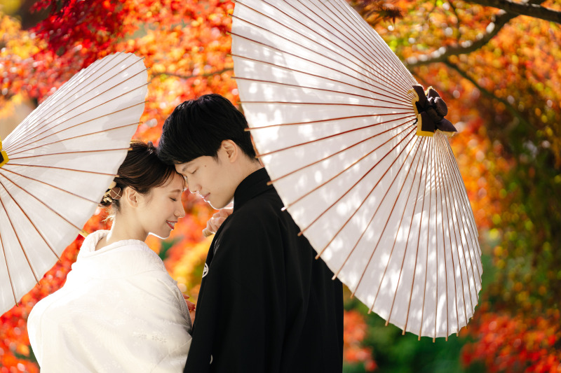 期間限定!紅葉シーズン 和装前撮り 1着レンタルプラン