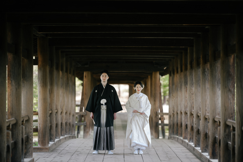 新緑撮影 東福寺 和装前撮り 1着レンタルプラン