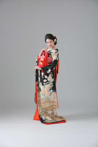 引き振袖【FU00502】
