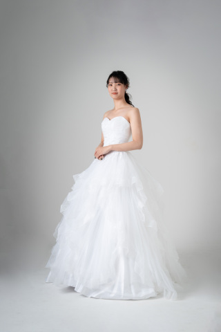 ハートカットローウェストフリルスカート【WD01177】