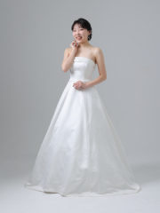 シンプル折り返しサテン【WD01152】