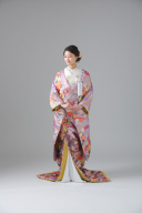 色打掛_紫・黄・波頭【IU00535】