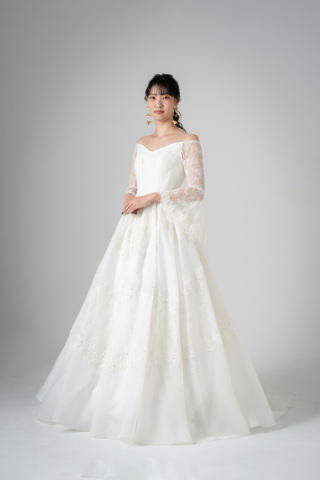 長袖ハート刺繍【WD00212】