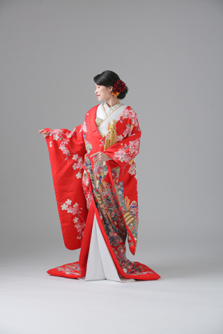 色打掛_森英恵・花束ね熨斗【IU00545】