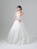 ロングトレーン胸元クロス【WD02041】