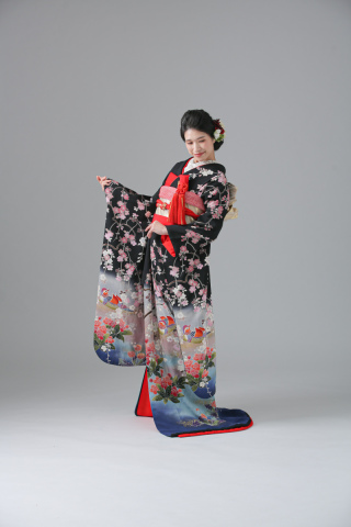 引き振袖【FU00506】