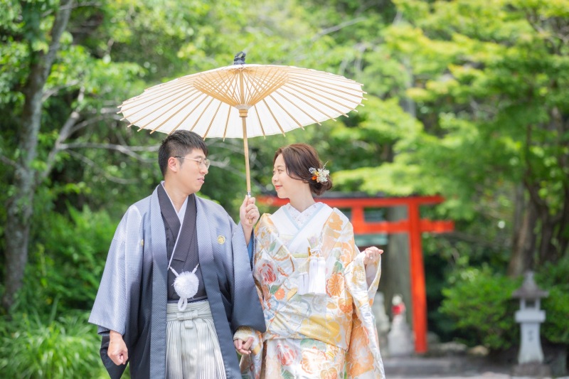 鮮やかな緑はお写真を鮮やかに