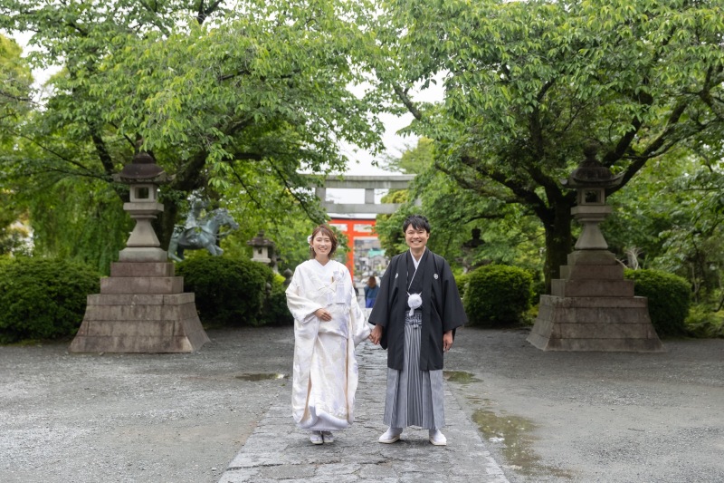 雨上がりの神社