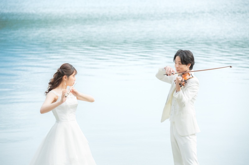 お二人の演奏する楽器で